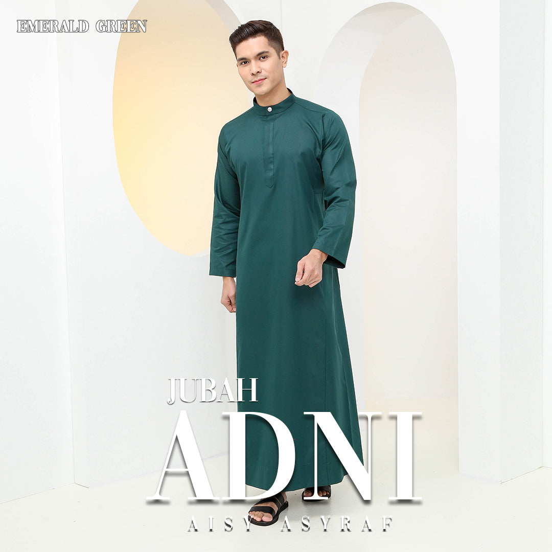 Jubah 2024 emerald green