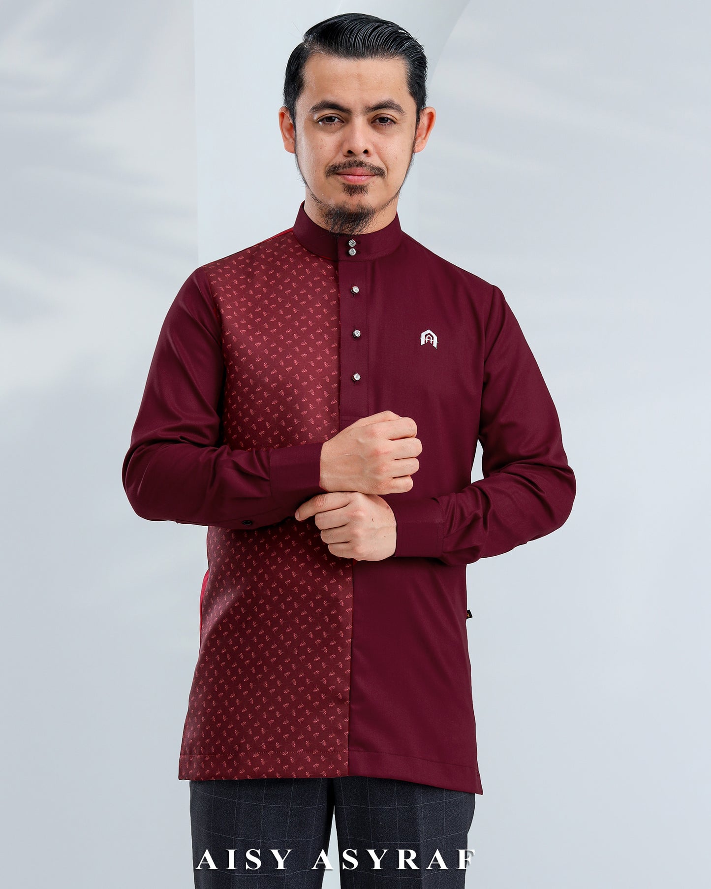 Kurta Nabeela Raya - Kod 42 (Maroon Leaf)