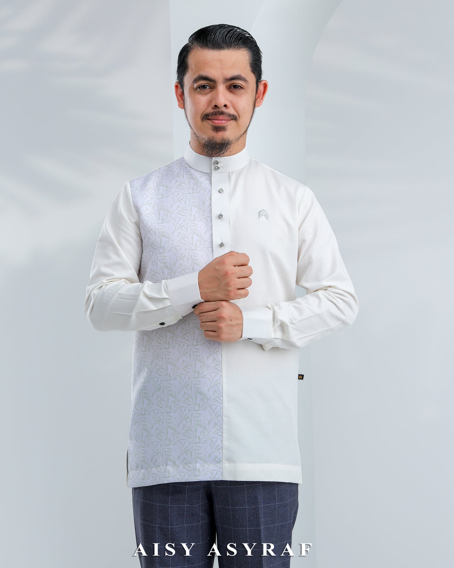 Kurta Nabeela Raya - Kod 47 (White Bamboo)