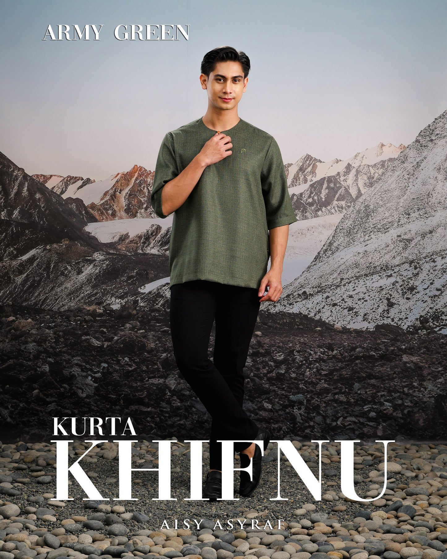 Kurta Khifnu - Army Green