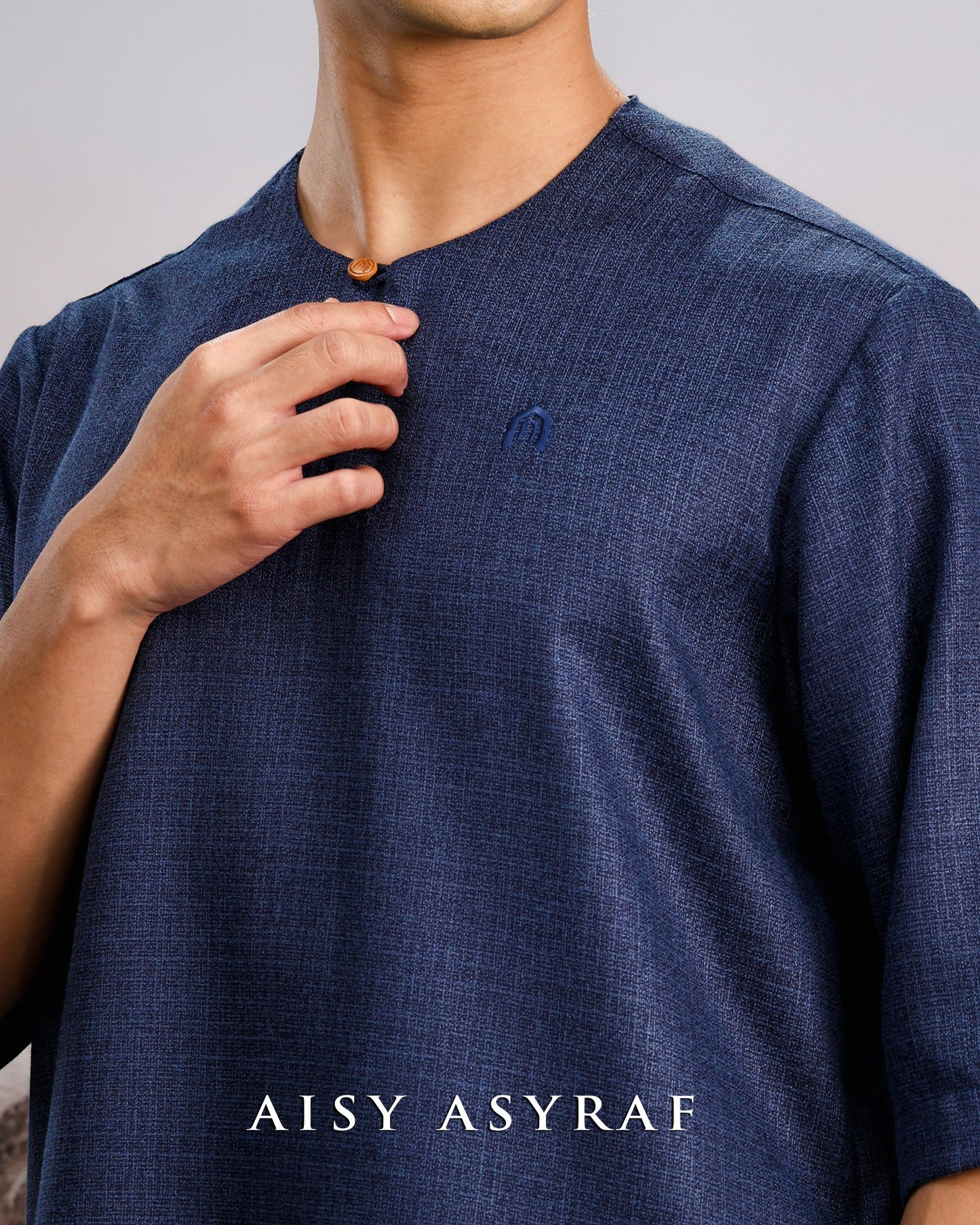 Kurta Khifnu - Navy Blue