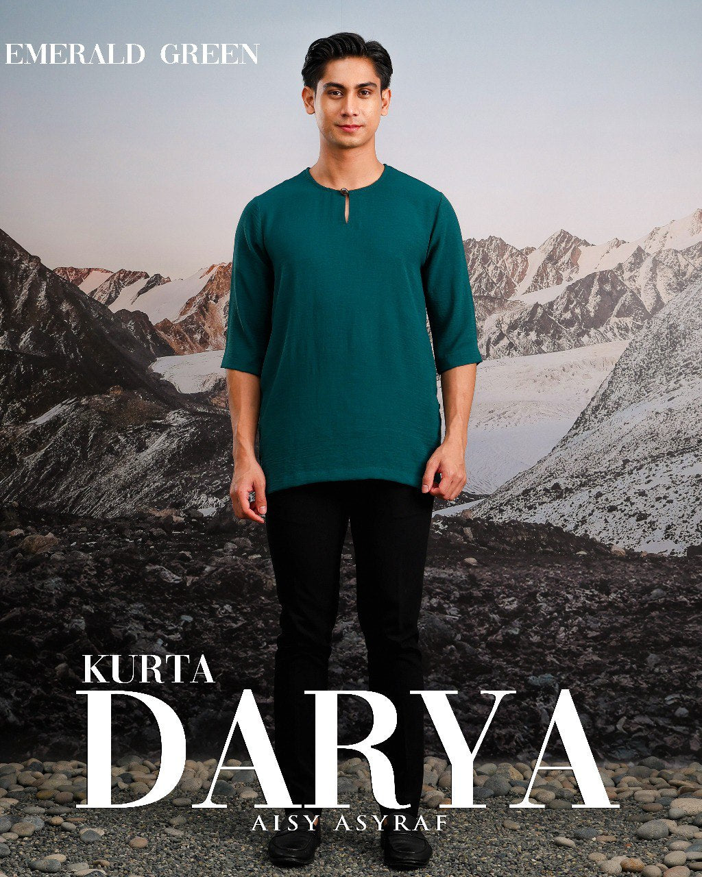 Kurta Darya - Emerald Green