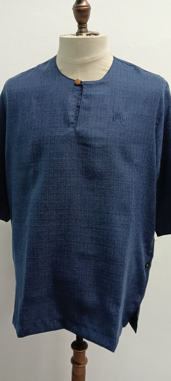 Kurta Khifnu - Navy Blue